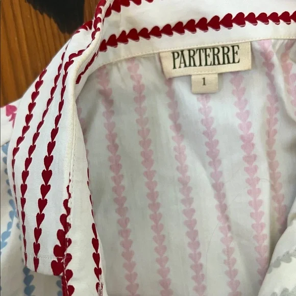 Parterre Vera Striped Multicolor Belted Shirt Dress - Picture 3 of 7